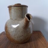 Pyrite stoneware teapot, signature to identify