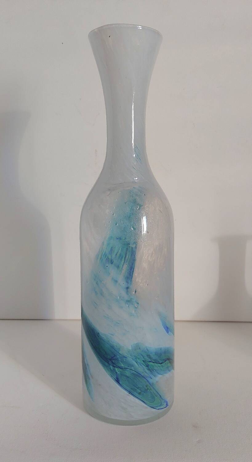 Blown glass vase