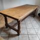 Oak farmhouse table