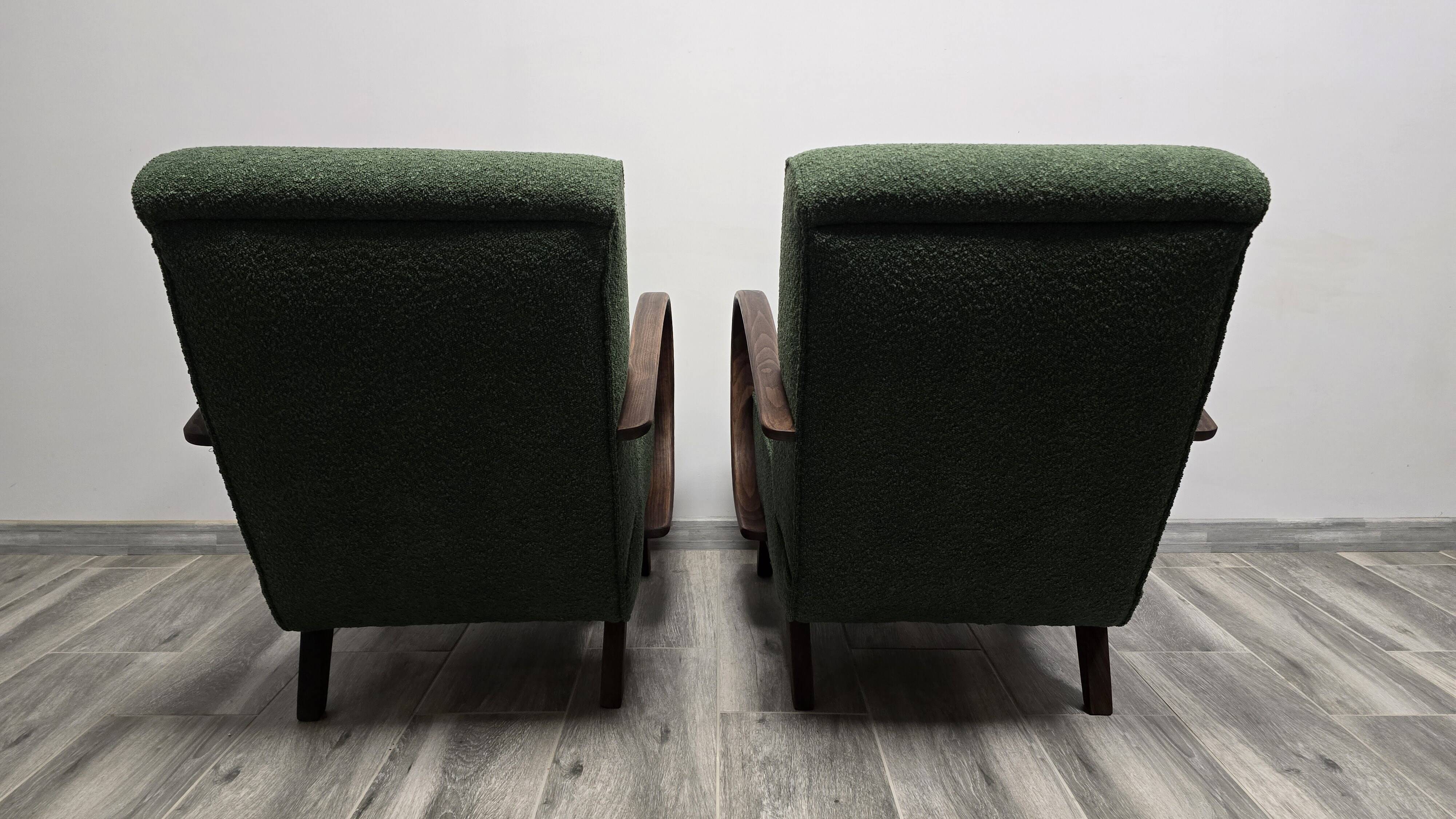 Armchairs by Jindrich Halabala, 1940s