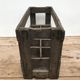 Old bottles rack in wood material