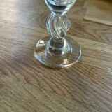 Set of 2 small glasses signed Lalique, Frejus model