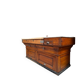 Large butcher's block from the late 19th century.