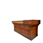Large butcher's block from the late 19th century.