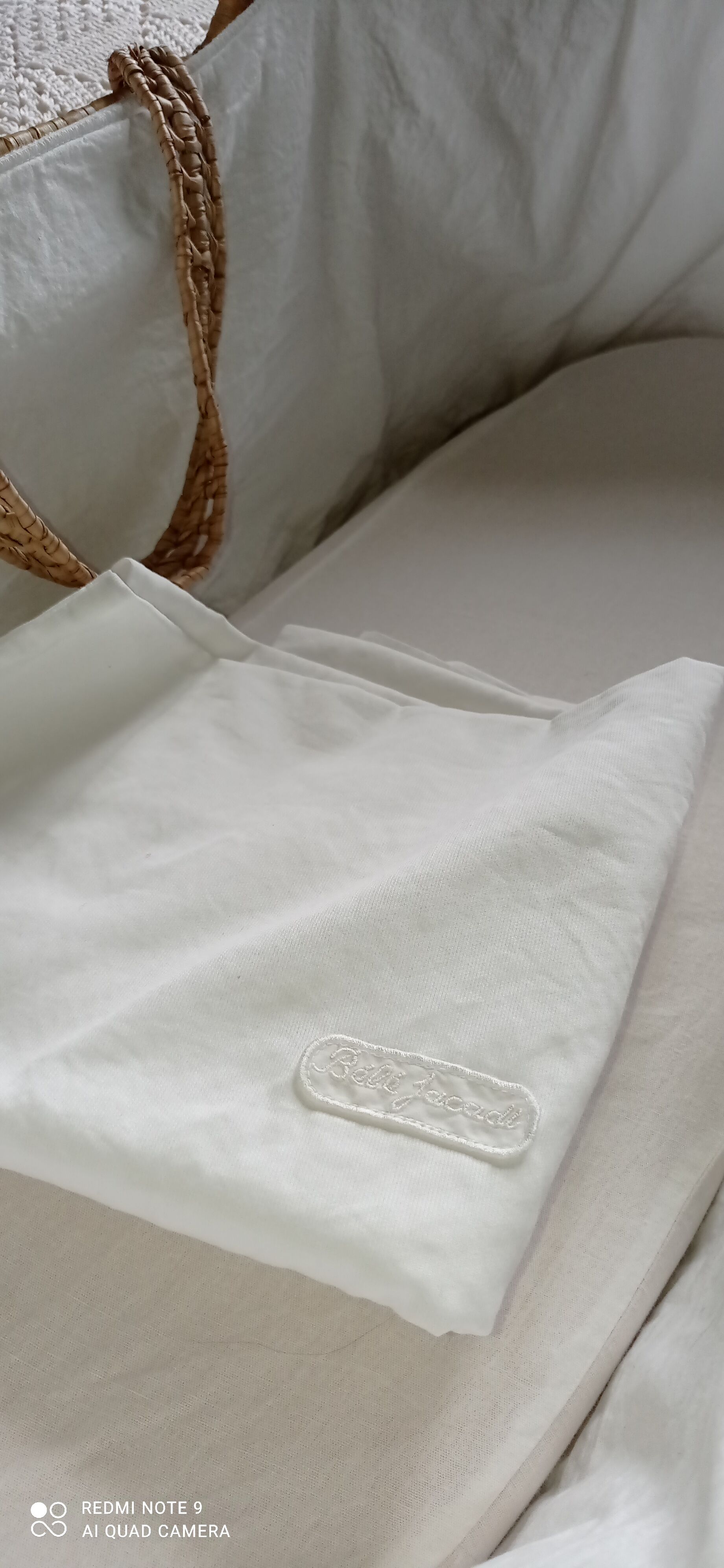 Vintage palm bassinet