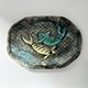 Decorative fish plate signed