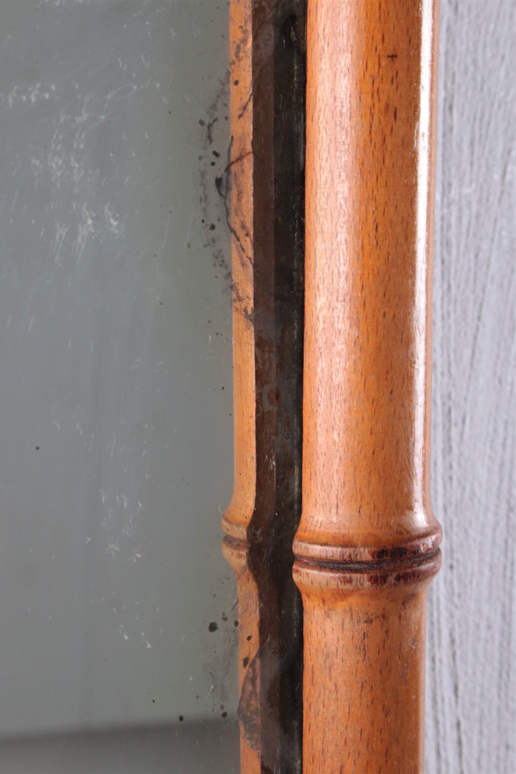 French Bamboo Mirror