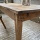 Farmhouse table with spindle legs in oak and pine, 2.5m