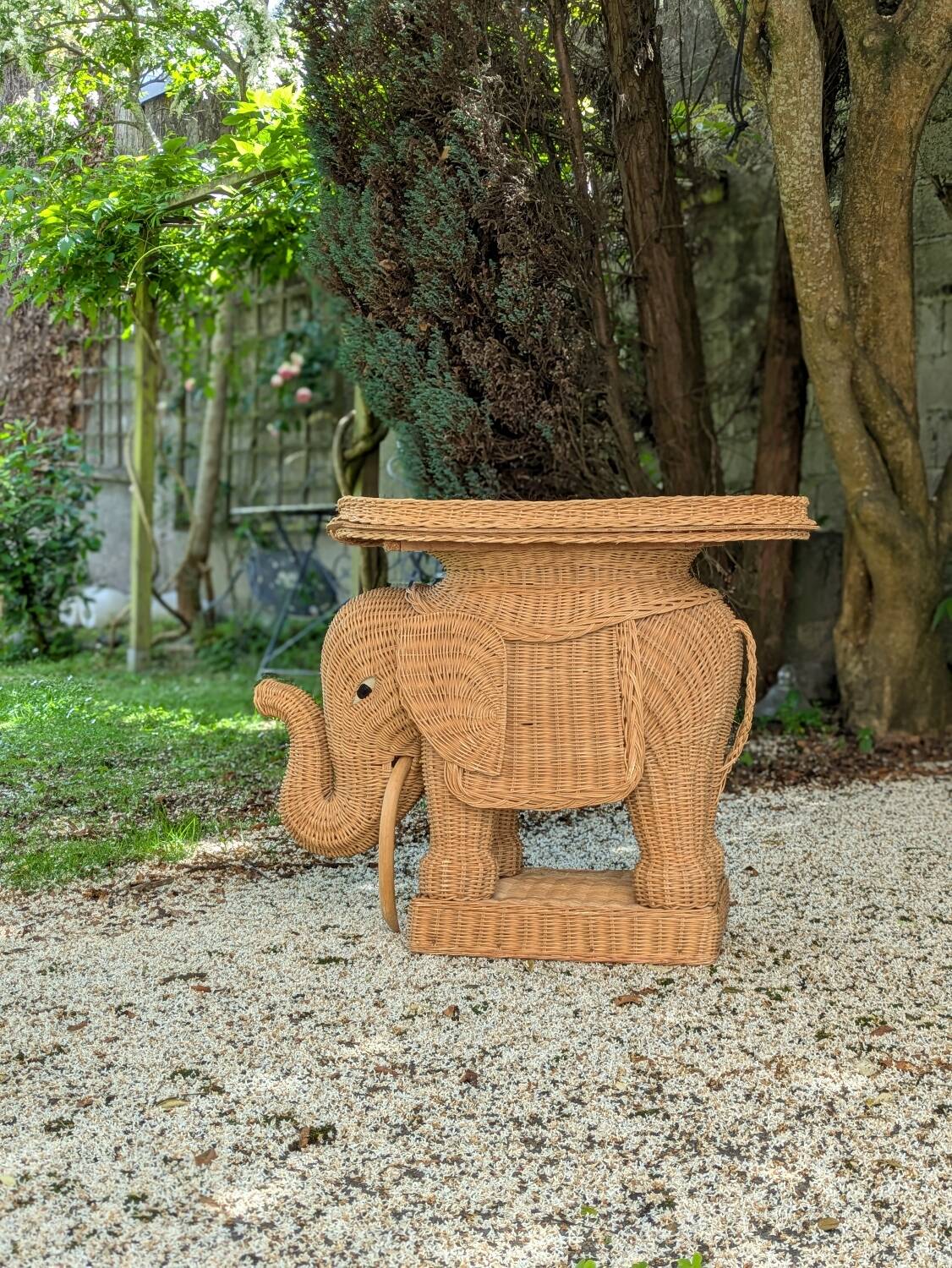 Elephant side table