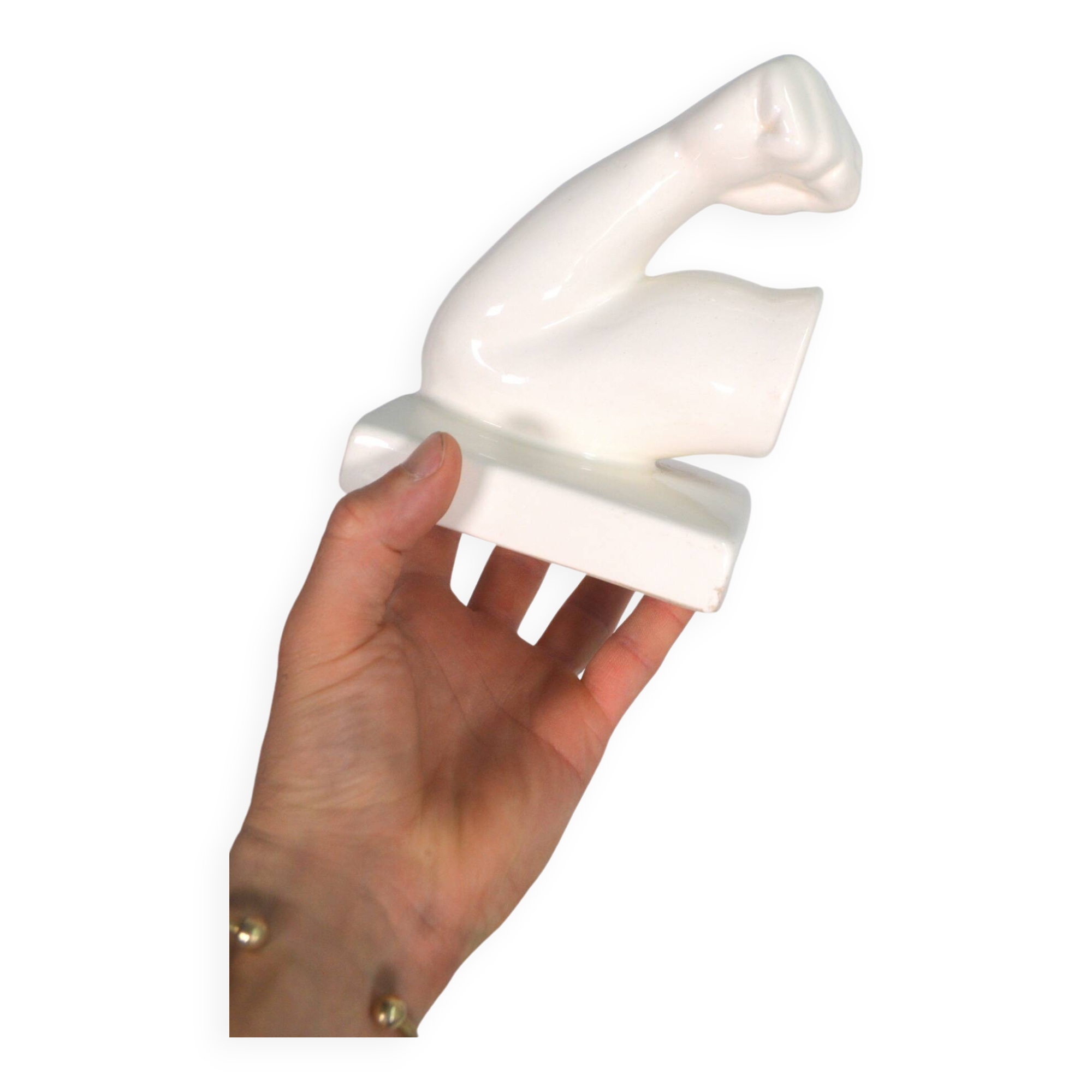 Vintage ceramic bookends