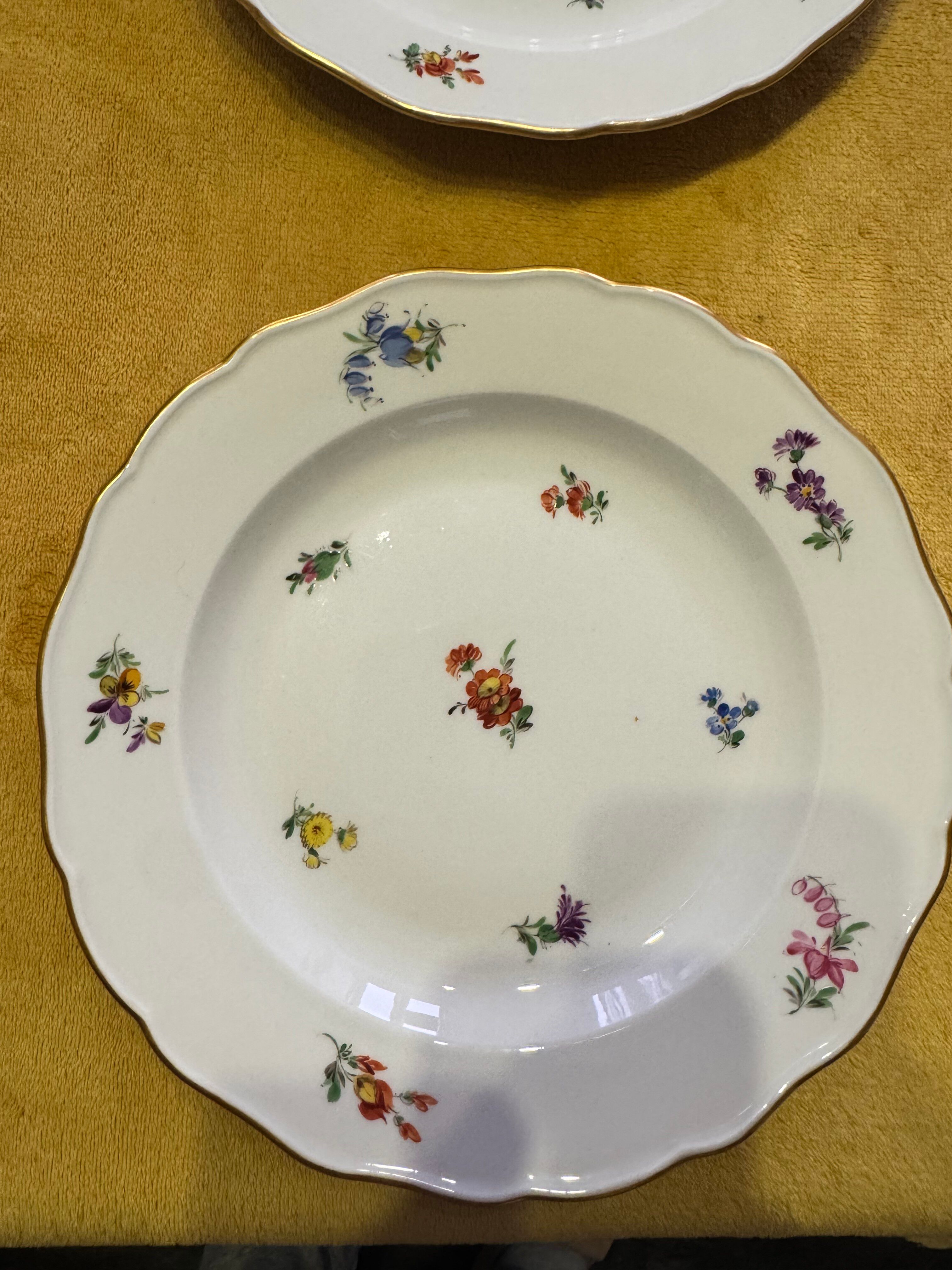 Meissen flat plates