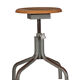 Industrial stool adjustable height year 60