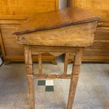Desk desk in pitchpin early 20th century with drawer