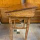 Desk desk in pitchpin early 20th century with drawer