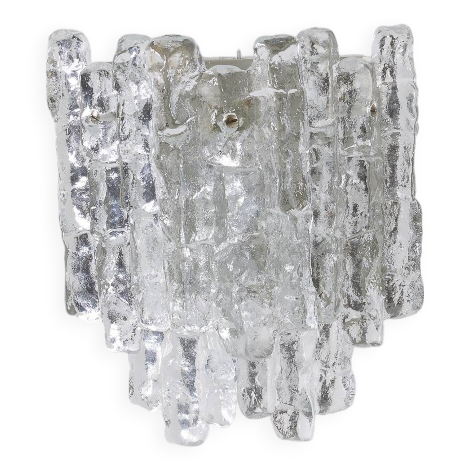 Julius Theodor Kalmar Frosted Glass Wall Lamp