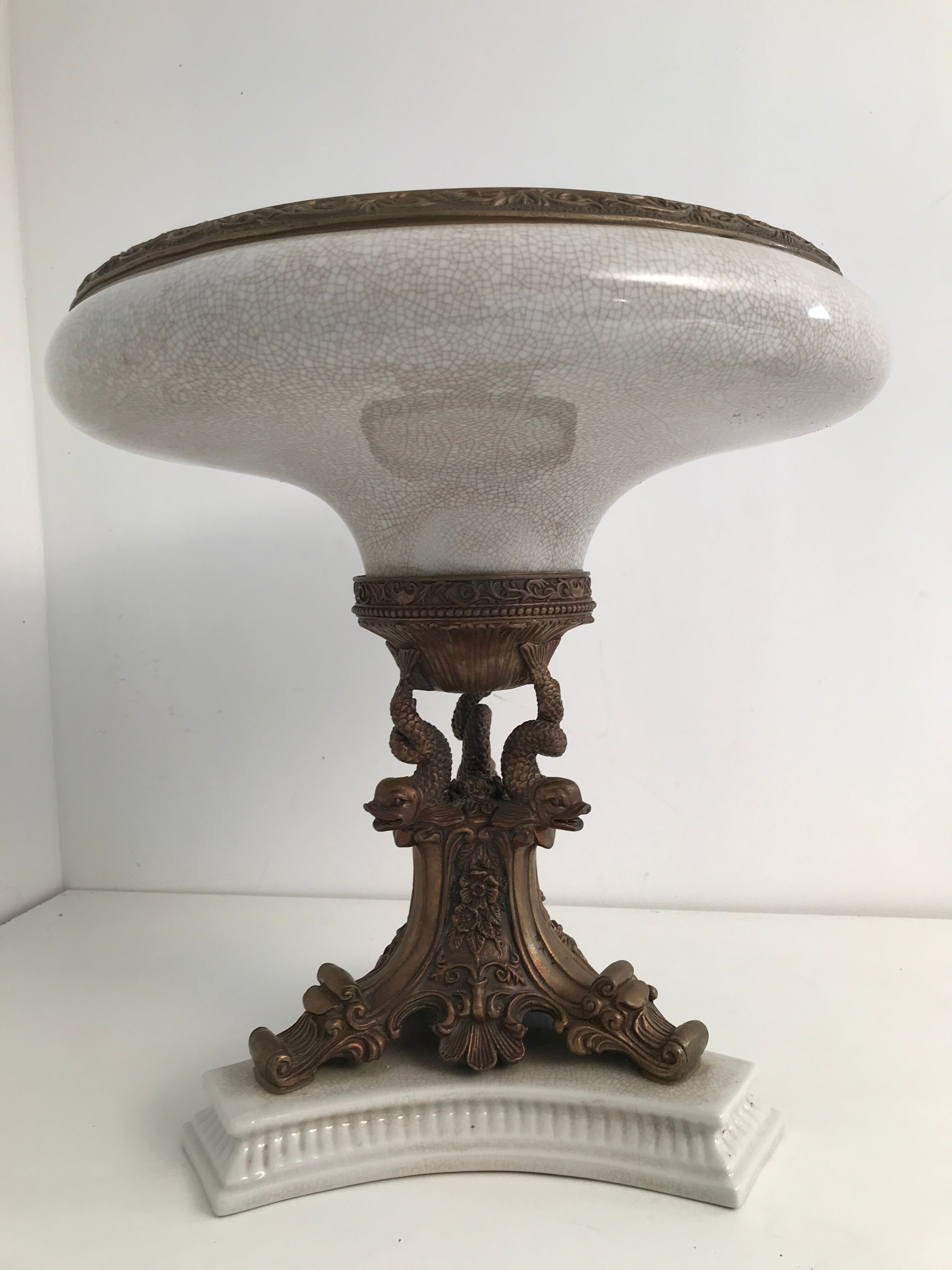 Large cut on foot in marble and bronze