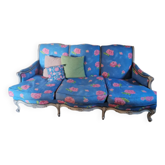 Designer's guild fabric sofa