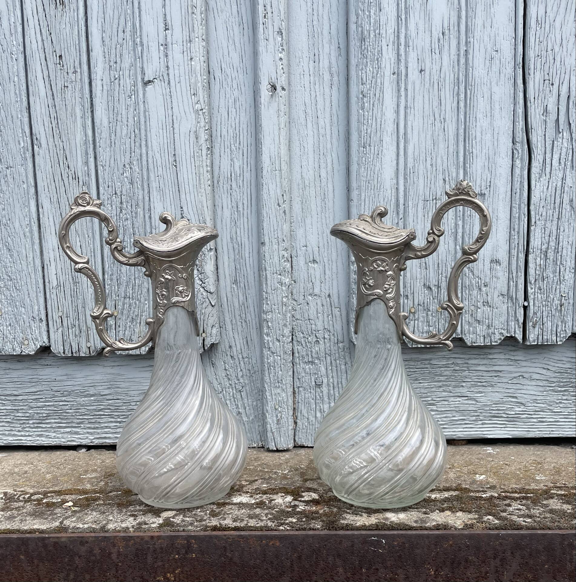Two wine jugs