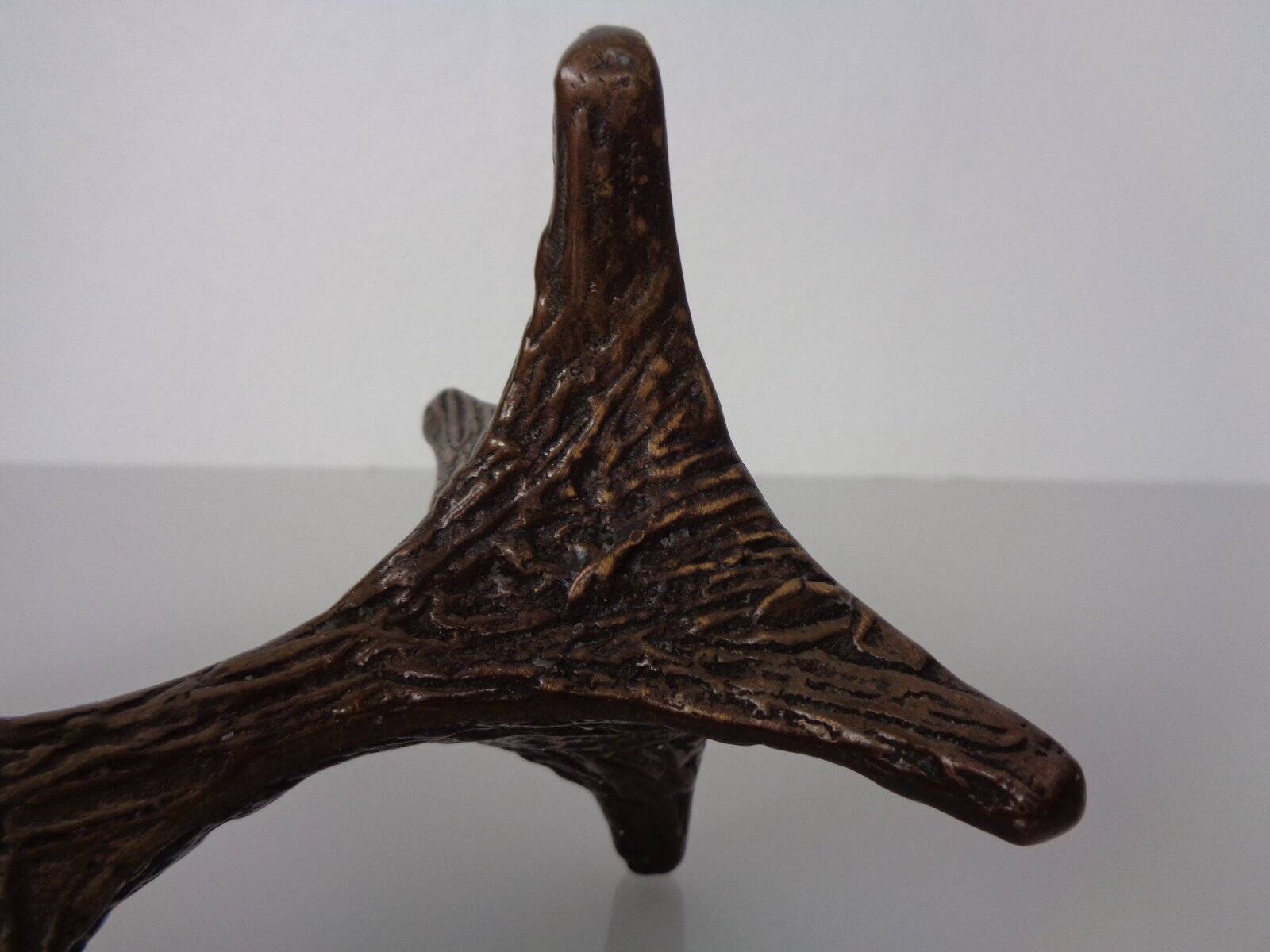 Brutalist Bronze Candleholder, 1960s