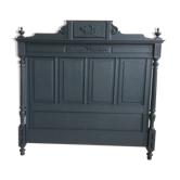Old anthracite grey headboard