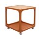 Table d'appoint cube des années 1960 en merisier, Wilhelm Renz
