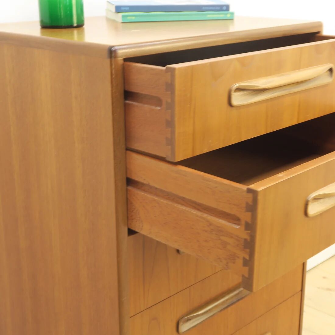 High chest of drawers "Fresco" by Victor B. Wilkins for G-Plan, teak, England 1960