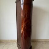 Somno “Column” or Cylindrical Cabinet, in flamed mahogany, Copenhagen, 1830-1840