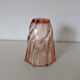 vase en verre transparent esprit art déco