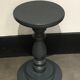 Wooden pedestal table