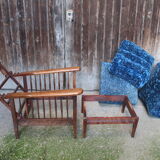 Morris "Potacol" armchair and footrest