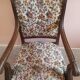 Wooden armchair and fabric