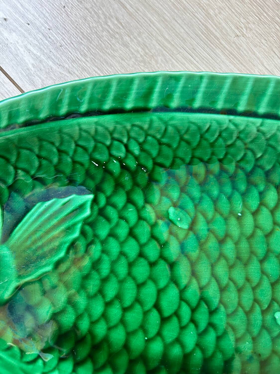 Serving dish Sarreguemines fish