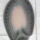 Former plate vallauris ceramics jean austruy shape vintage fish