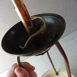 Ancienne lampe suspension, en laiton, Ezan