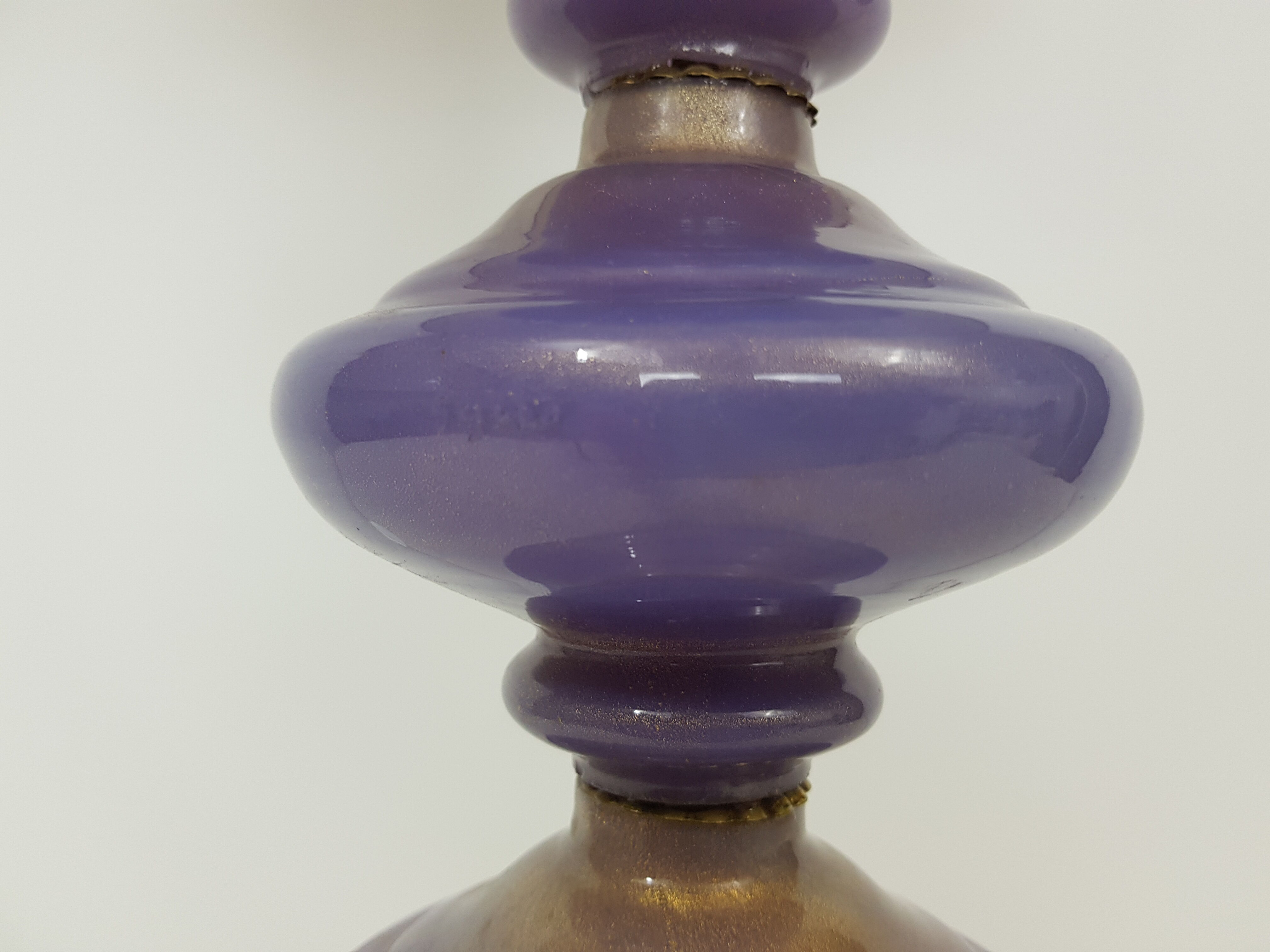 Murano glass lamp by Seguso 1970