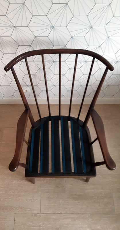 Baumann vintage fan model armchair