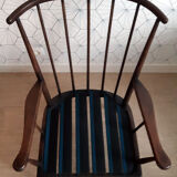 Fauteuil Baumann modèle éventail vintage