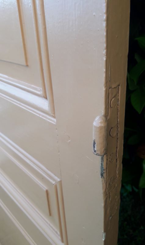 Communication door 199x82,8cm old molded