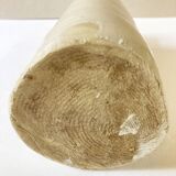 Ancienne bouillotte en grès émaillée gris clair