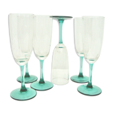 Set de 6 verres flûtes à champagne
