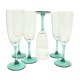 Set de 6 verres flûtes à champagne