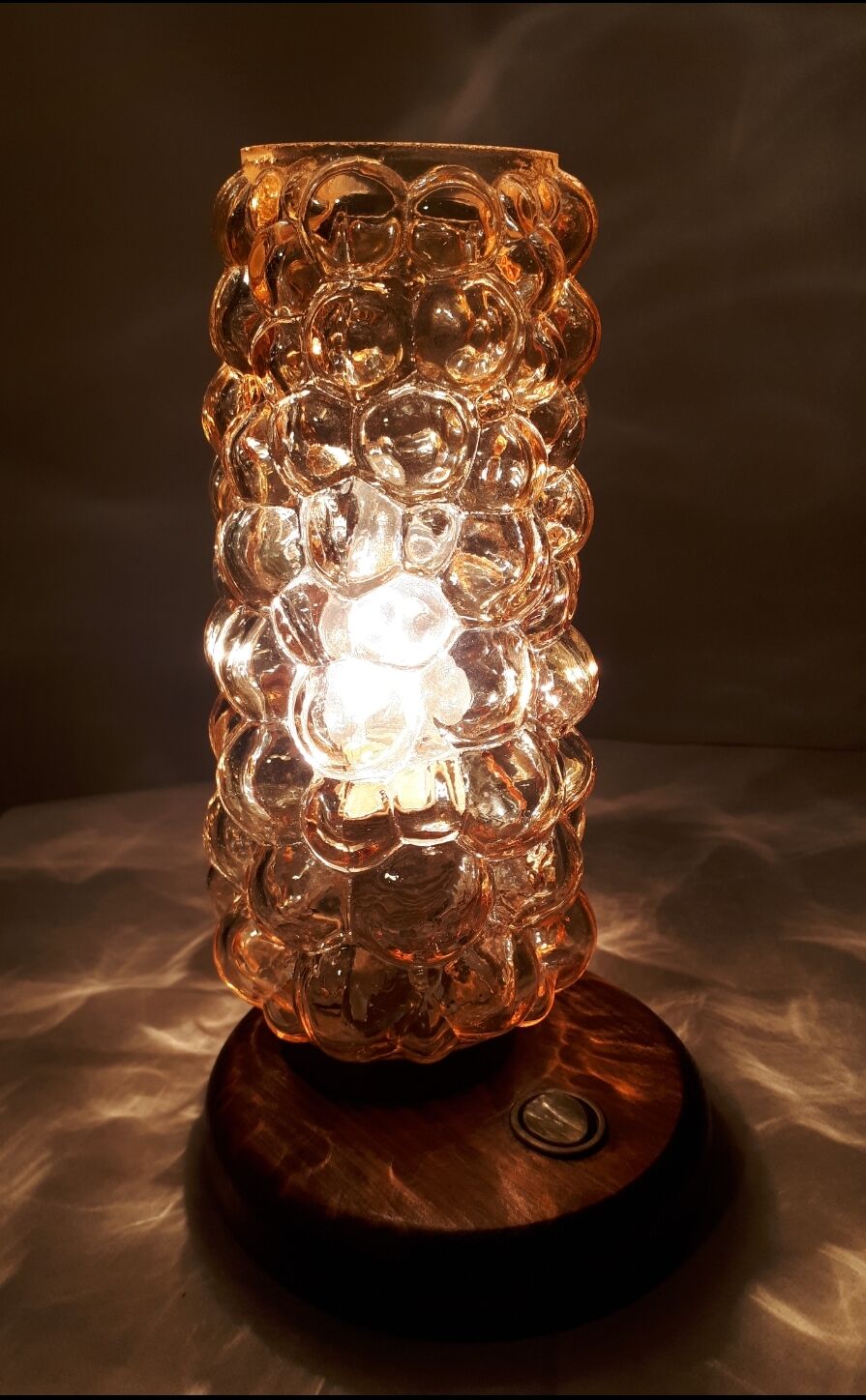 Original vintage bedside lamp from 1960-1970