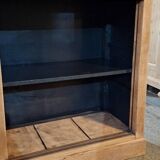 Low sideboard with sliding doors