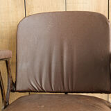 Fauteuil de coiffeur, début XXème, en fonte émaillée