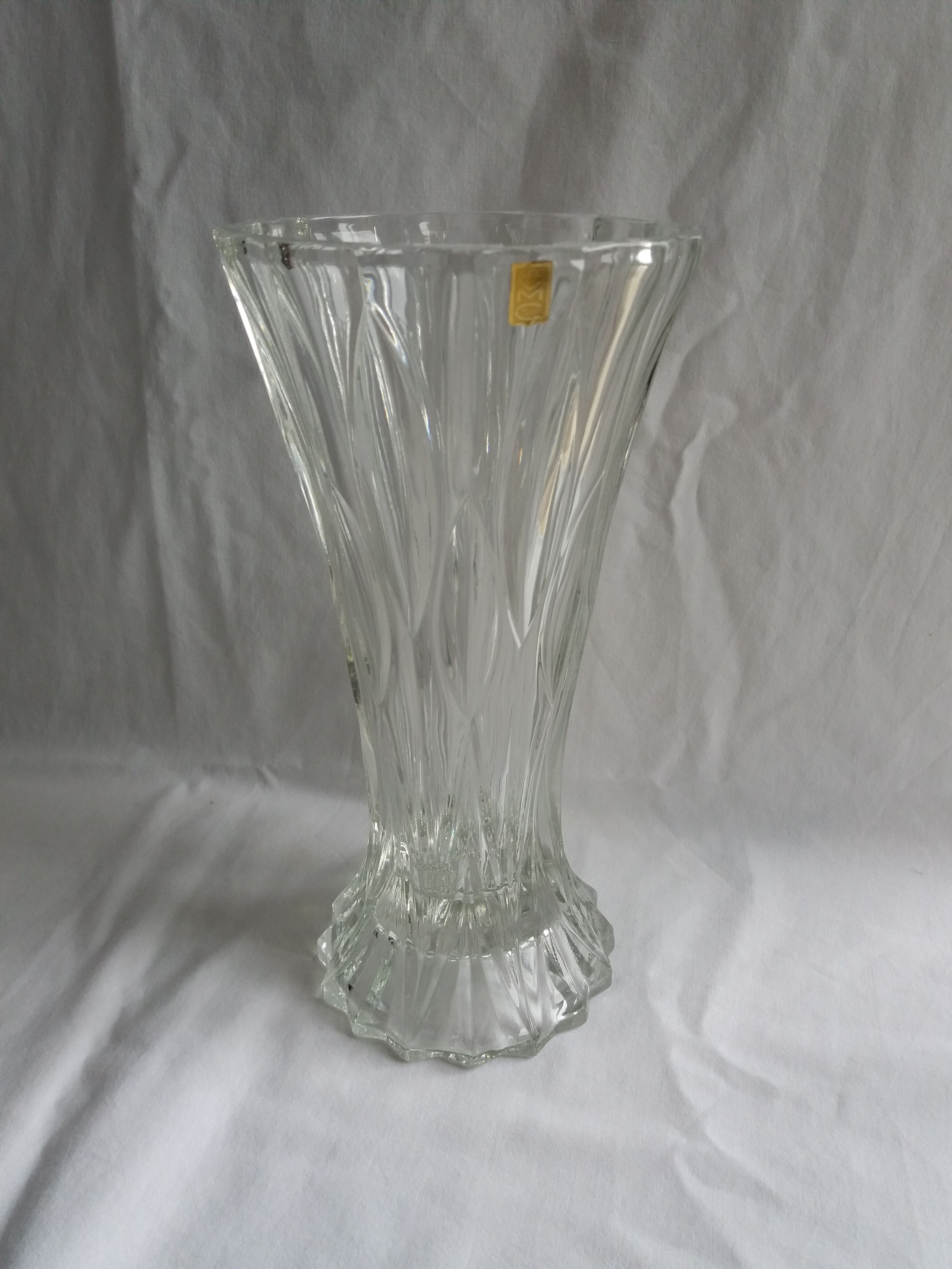 VMC Reims glass vase
