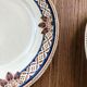 Set de 7 assiettes Creil Montereau