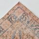 5'0 x 8'7 Ft Terracotta & Faded Blue Floral Vintage Persian Rug, 153x261 Cm