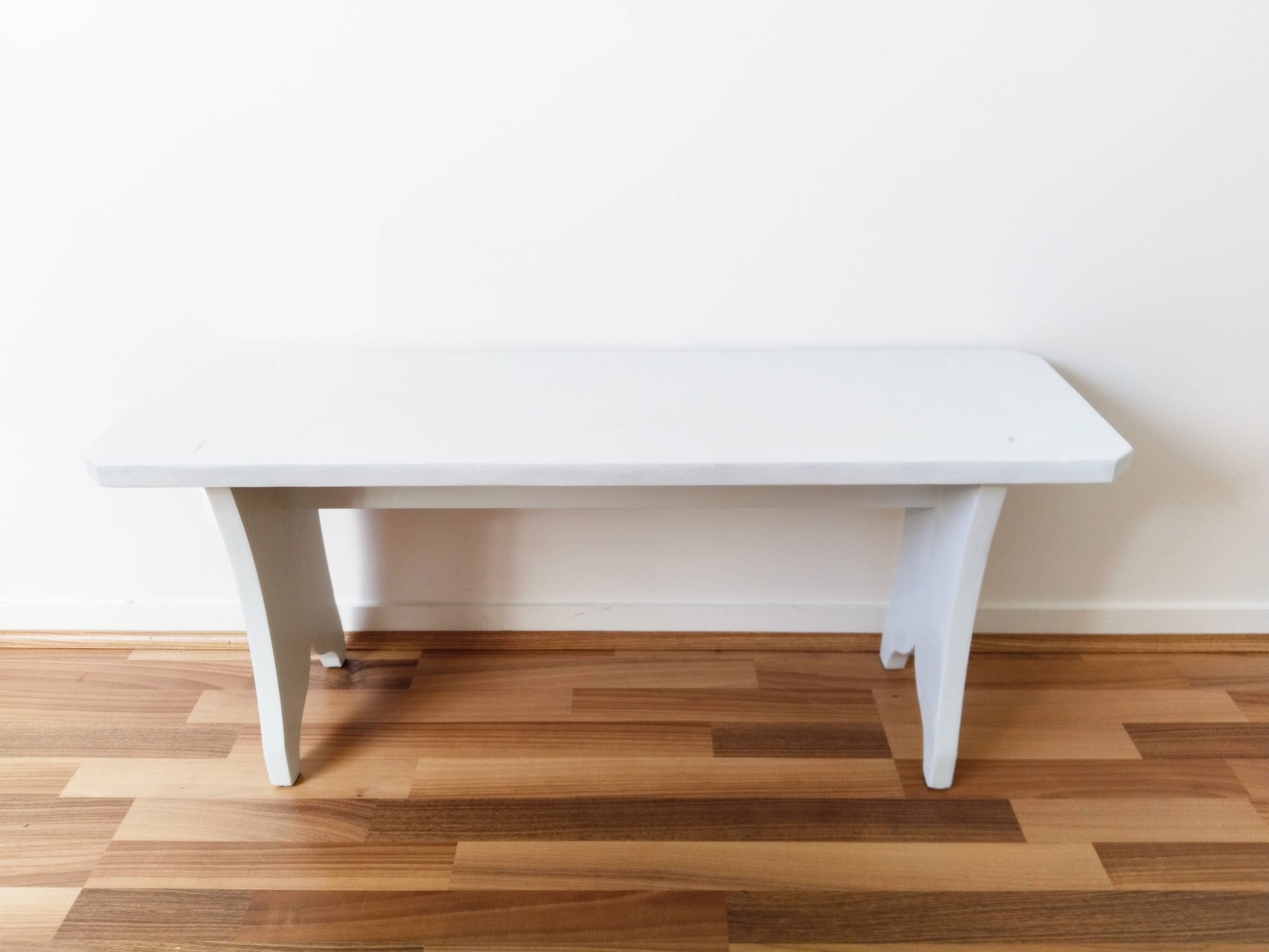 Banc en bois, vintage français