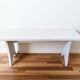 Banc en bois, vintage français