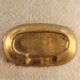 Small engraved brass ashtray